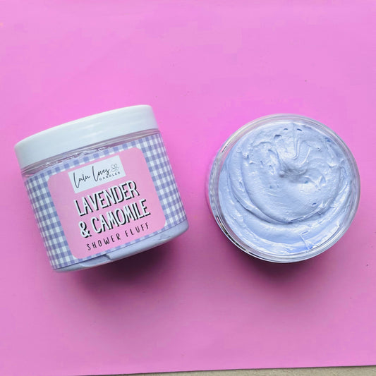 Lavender & Camomile Scented Shower Fluff