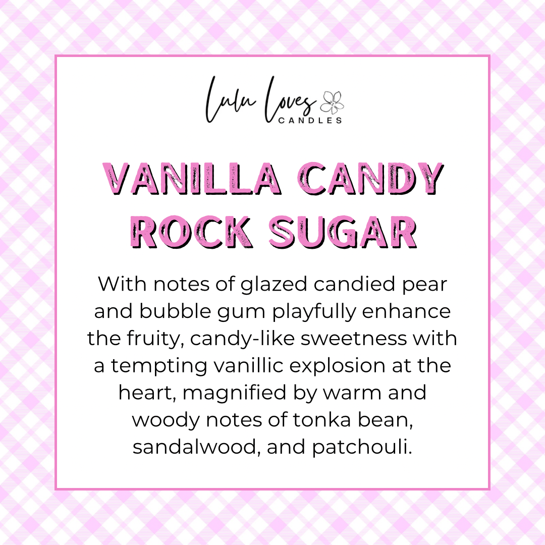 Vanilla Candy Rock Sugar Scented Wax Melt