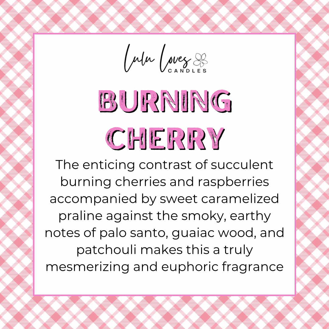 Burning Cherry Scented Wax Melt