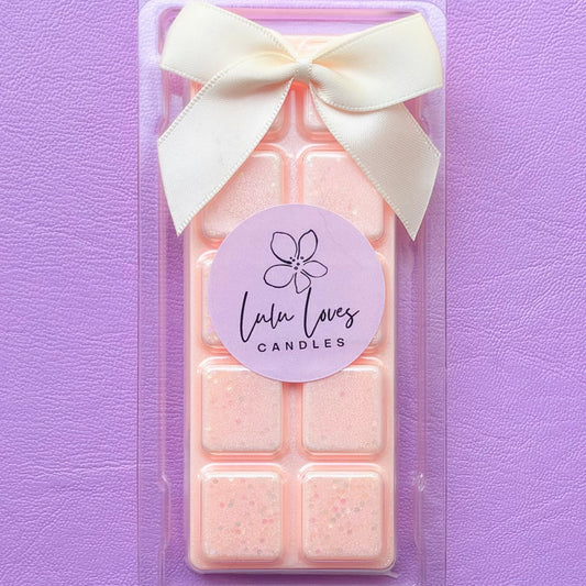 White Peach & Marshmallow Scented Wax Melt