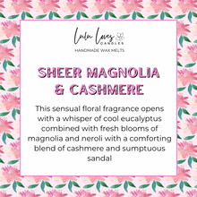 Load image into Gallery viewer, Sheer Magnolia &amp; Cashmere Wax Melt