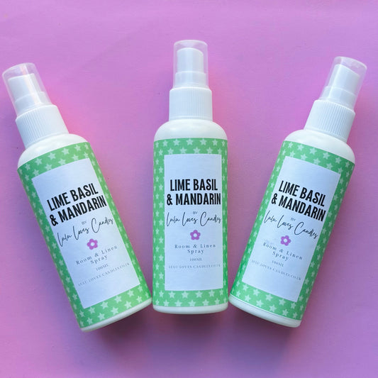 Lime Basil & Mandarin Room & Linen Spray