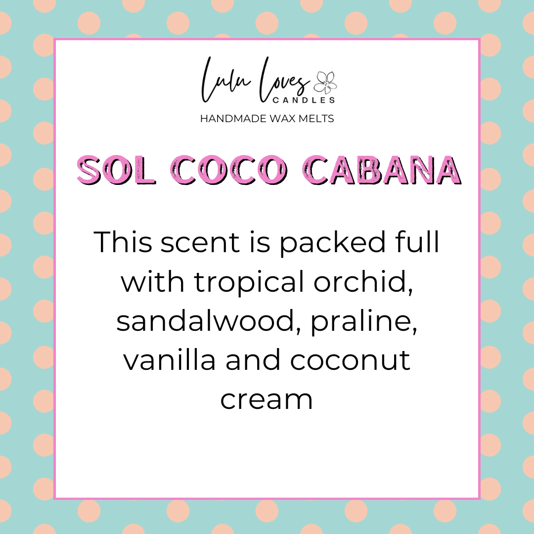 Sol Coco Cabana Cream Scented Wax Melt